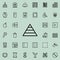 pyramid diagram icon. Detailed set of minimalistic line icons. Premium graphic design. One of the collection icons for websites, w