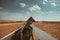 pyramid, Egypt, way, sky, clouds, desert, sand, horses