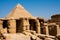 Pyramid Funerary Temple Ruins Khafre Giza