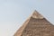 Pyramid of Khafre of Chephren is the second tallest of the Ancient Egyptian Pyramids of Giza and the tomb of pharaoh Khafre