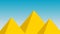 Pyramid landscape vector egyptian design background wallapper