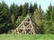 Pyramid made from straw, Lithuania