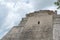 Pyramid of the Magician in the Uxmal Mayan Ruins