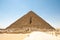 The Pyramid of Menkaure is the smallest of the three main Pyramids of Giza, located on the Giza Plateau