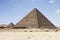 The Pyramid of Menkaure is the smallest of the three main Pyramids of Giza, located on the Giza Plateau in the southwestern