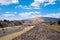 The Pyramid of the Moon and the Avenue of the Dead at Teotihuacan in Mexico