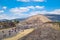 The Pyramid of the Moon and the Avenue of the Dead at Teotihuacan in Mexico