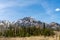 Pyramid Mountain. Jasper National Park landscape. Canadian Rockies