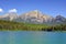 Pyramid Mountain and Patricia Lake in the early morning