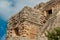 The Pyramid of the Sorcerer, main building of the ancient mayan city of Uxmal in Yucatan, Mexico