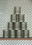 Pyramid of stacked cans