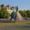 Pyramid and statue of Mariette Pacha, Boulogne sur mer, France