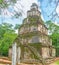 The pyramid stupa in Polonnaruwa