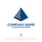 Pyramid tax and finance logo template, good for accounting consultant logo vector