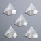 Pyramid Tea Bags Realistic Set