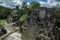 Pyramid and the Temple in Tikal Park. Sightseeing object in Guatemala with Mayan Temples and Ceremonial Ruins. Tikal is an ancient