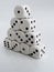 Pyramid of white dice