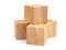 Pyramid of wooden cubes for you design. Education game