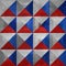 Pyramidal pattern - seamless background - red-blue Colors