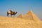 Pyramids Cheops Khafre Camels Waiting