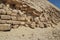 Pyramids in Dahshur, Sahara desert, Egypt