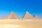 The pyramids in Egypt, Giza