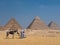 The Pyramids of Giza in Cairo, Egypt