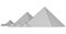 Pyramids From The Giza Plateau Vector
