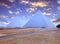 The pyramids of Giza were royal tombs