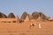 Pyramids of Meroe in the Sahara of Sudan