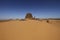 Pyramids of Meroe in the sand