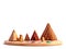 Pyramids on a stand, wooden toys, for children, eco-friendly, handmade, Montessori, for children\\\'s development, with bright