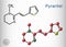 Pyrantel molecule. It is pyrimidine derivative anthelmintic antinematodal drug for treatment of intestinal nematodes