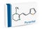 Pyrantel molecule. It is pyrimidine derivative anthelmintic antinematodal drug for treatment of intestinal nematodes