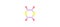 Pyrazine molecule on white