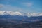 Pyrenees peaks with snow, Spain