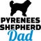 Pyrenees Shepherd dad in blue