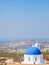 Pyrgos city view. Santorini island view. Cyclades, Greece