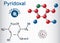 Pyridoxal molecule, is a vitamin B6. Structural chemical formula