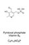 Pyridoxal phosphate, active form of vitamin B6, chemical formula