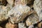 Pyrite stones for sale at the Thai-Cambodia border market. The mineral pyrite, or iron pyrite, also known as fool\'s gold, is an i