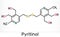 Pyritinol molecule, is a vitamin B6. Skeletal chemical formula