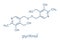 Pyritinol pyridoxine disulfide cognitive and learning disorder drug molecule. Also used in nootropic dietary supplements..