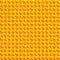 Pyromidal pattern of orange squares and striped yellow triangles