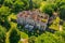 PÃ³stelek, Hungary - Aerial photo about SzÃ©chÃ©nyi-Wenckheim castle ruins