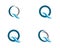 Q Letter icon vector