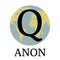 QAnon conspiracy theory. Vector Illustration EPS