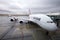 Qantas aircraft waiting for passengers