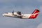 QantasLink Eastern Australia Airlines de Havilland Canada Dash 8 twin engine turboprop regional airliner aircraft taking off fro