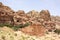 Qasr al-Bint in Petra, Jordan